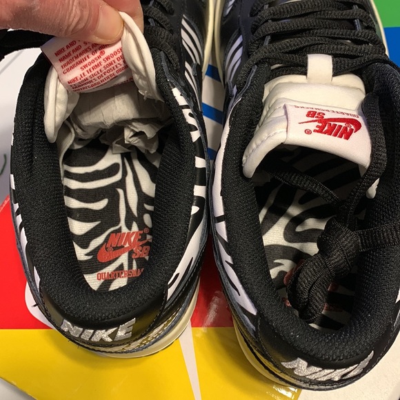 🦓 New Mens Nike SB Dunk low OG QS - Picture 2 of 14